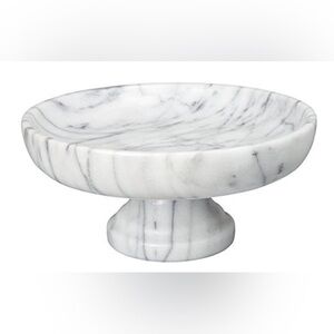 Creative Home Marble Bowl on Pedestal, 10" x 10"